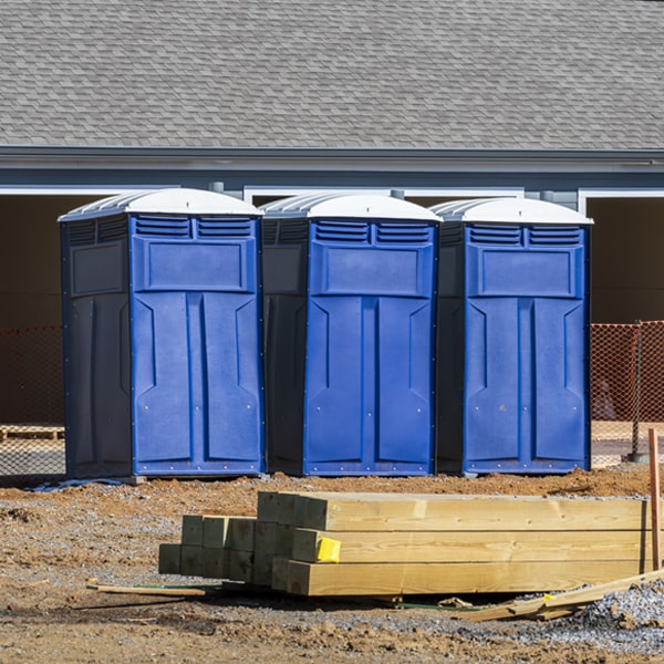 how do you ensure the portable restrooms are secure and safe from vandalism during an event in Belden NE